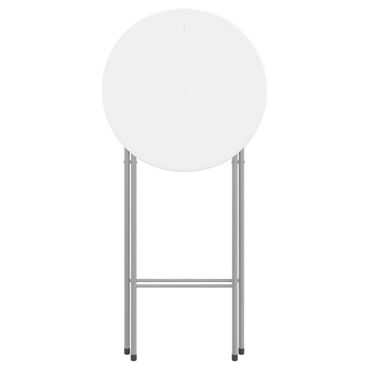 vidaXL Bar Tables 4 pcs with MDF Tabletop White