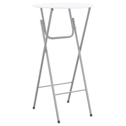 vidaXL Bar Tables 4 pcs with MDF Tabletop White