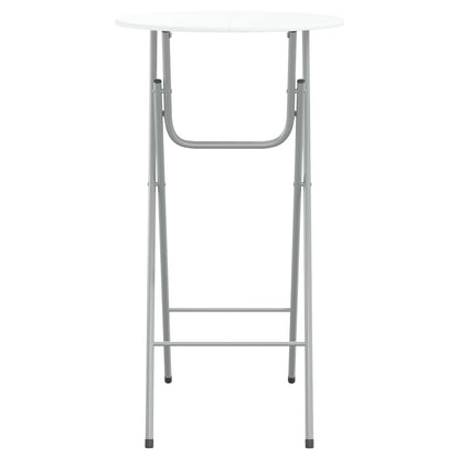 vidaXL Bar Tables 4 pcs with MDF Tabletop White