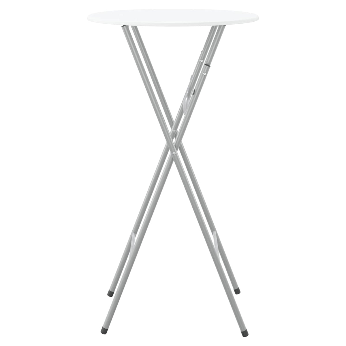 vidaXL Bar Tables 4 pcs with MDF Tabletop White