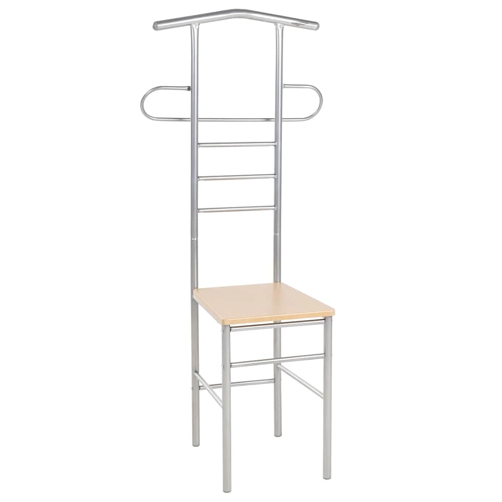 vidaXL Gentleman's Valet Chairs 2 pcs Metal