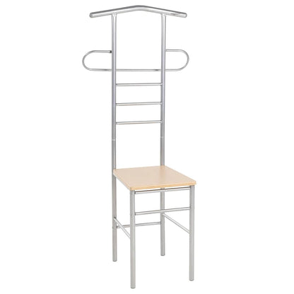 vidaXL Gentleman's Valet Chairs 2 pcs Metal