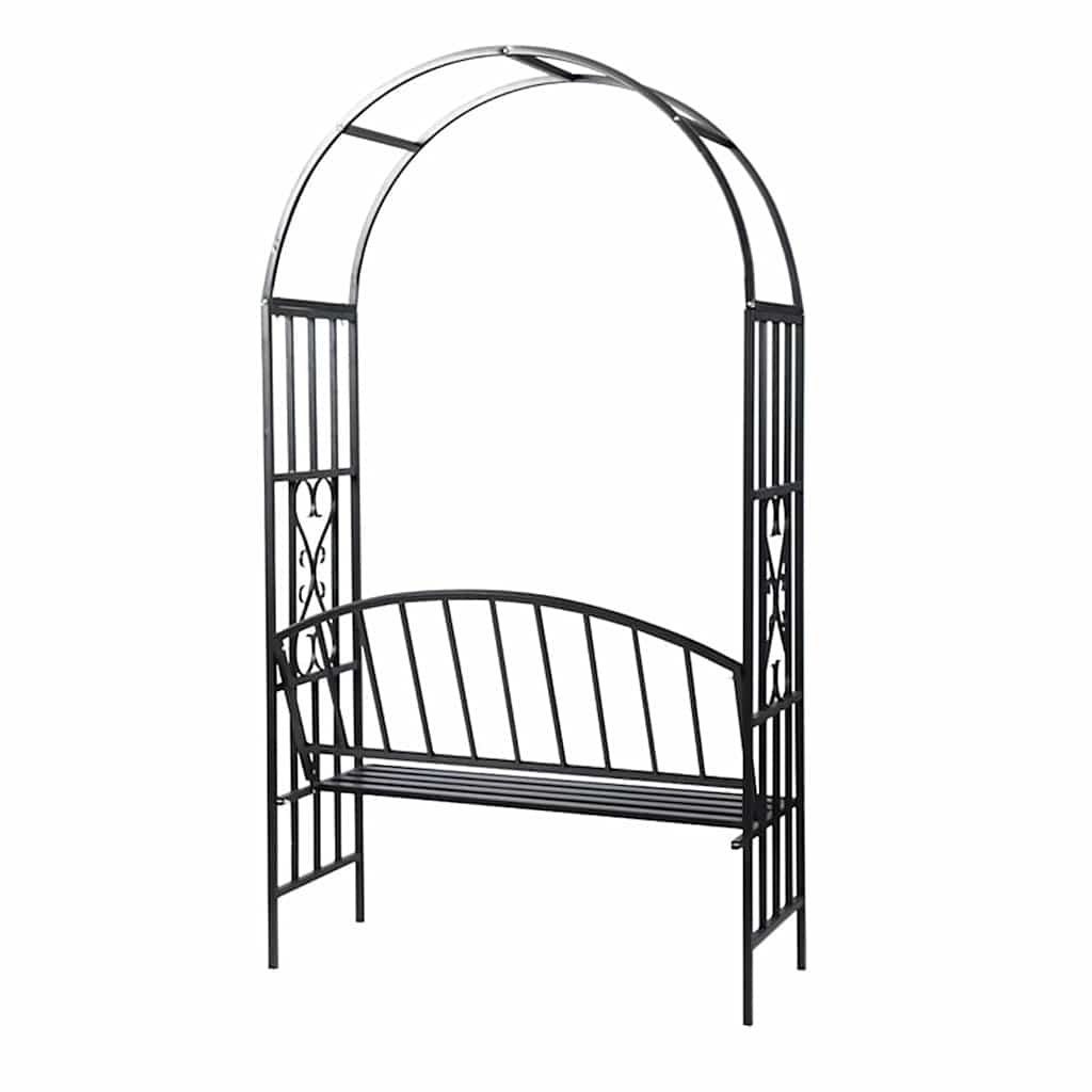 40545 vidaXL Garden Rose Arch with Bench