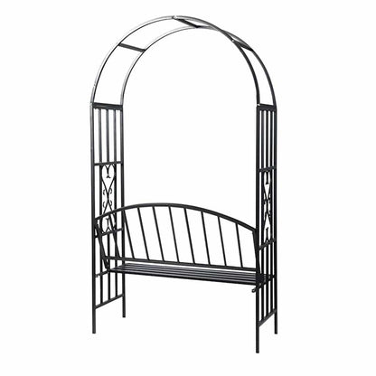 40545 vidaXL Garden Rose Arch with Bench