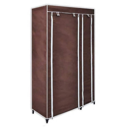 vidaXL Fabric Wardrobe Brown