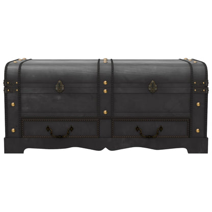 vidaXL Storage Box | Black | Plywood | Large | Storage Box | Rectangular