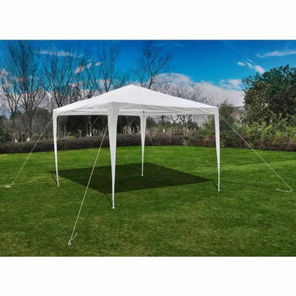 90332 vidaXL 3 x 3m Pyramid-Roof Garden Gazebo Pavilion