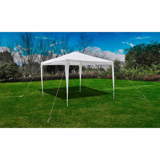 90332 vidaXL 3 x 3m Pyramid-Roof Garden Gazebo Pavilion