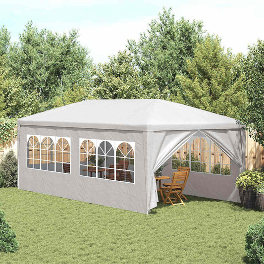 vidaXL Party Tent | White | Polyethylene | 3x6 metres | Durable | Party Tent