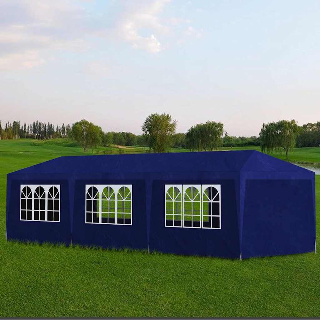 vidaXL Party Tent 3x9 m Blue