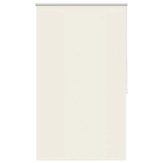 vidaXL Roller blind blackout 84,4x175 cm Fabric Width 80 cm off white