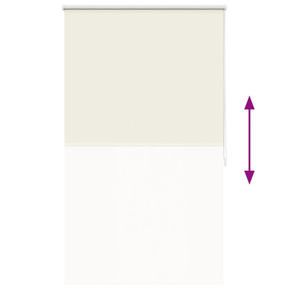 vidaXL Roller blind blackout 84.4x175 cm Fabric Width 80 cm off white