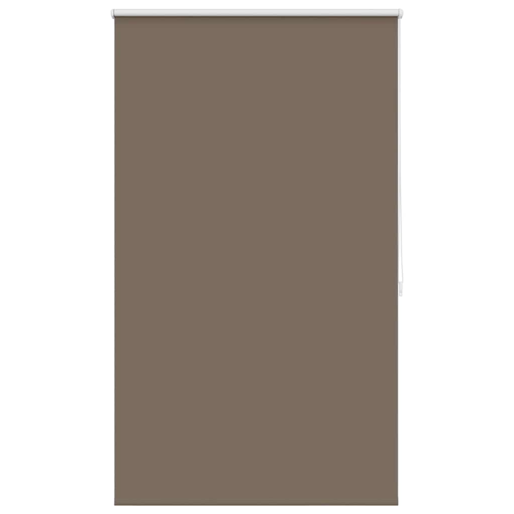 vidaXL Roller blind blackout 84,4x175 cm Fabric Width 80 cm coffee