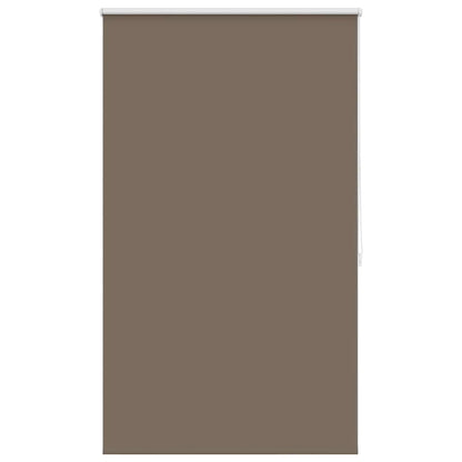 vidaXL Roller blind blackout 84,4x175 cm Fabric Width 80 cm coffee