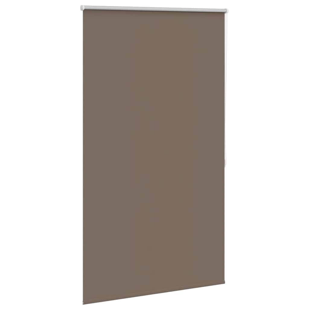 vidaXL Roller blind blackout 84.4x175 cm Fabric Width 80 cm coffee