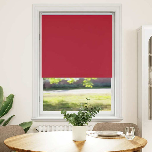 vidaXL Roller blind blackout 84,4x175 cm Fabric Width 80 cm red