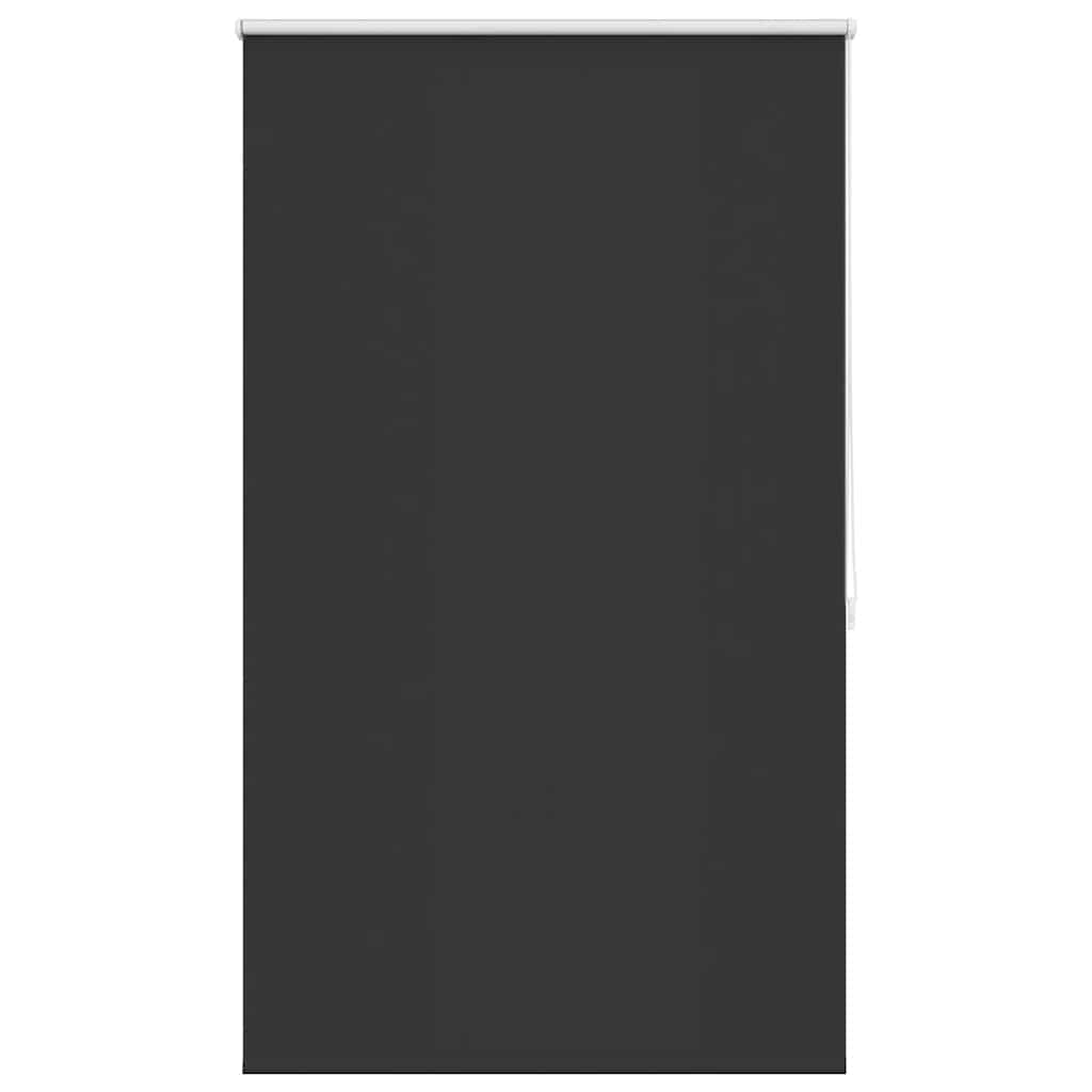 vidaXL Roller blind blackout 84.4x175 cm Fabric Width 80 cm black
