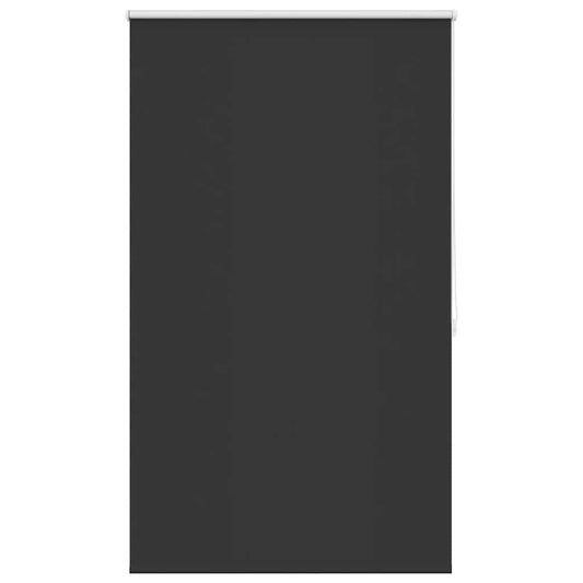 vidaXL Roller blind blackout 84.4x175 cm Fabric Width 80 cm black