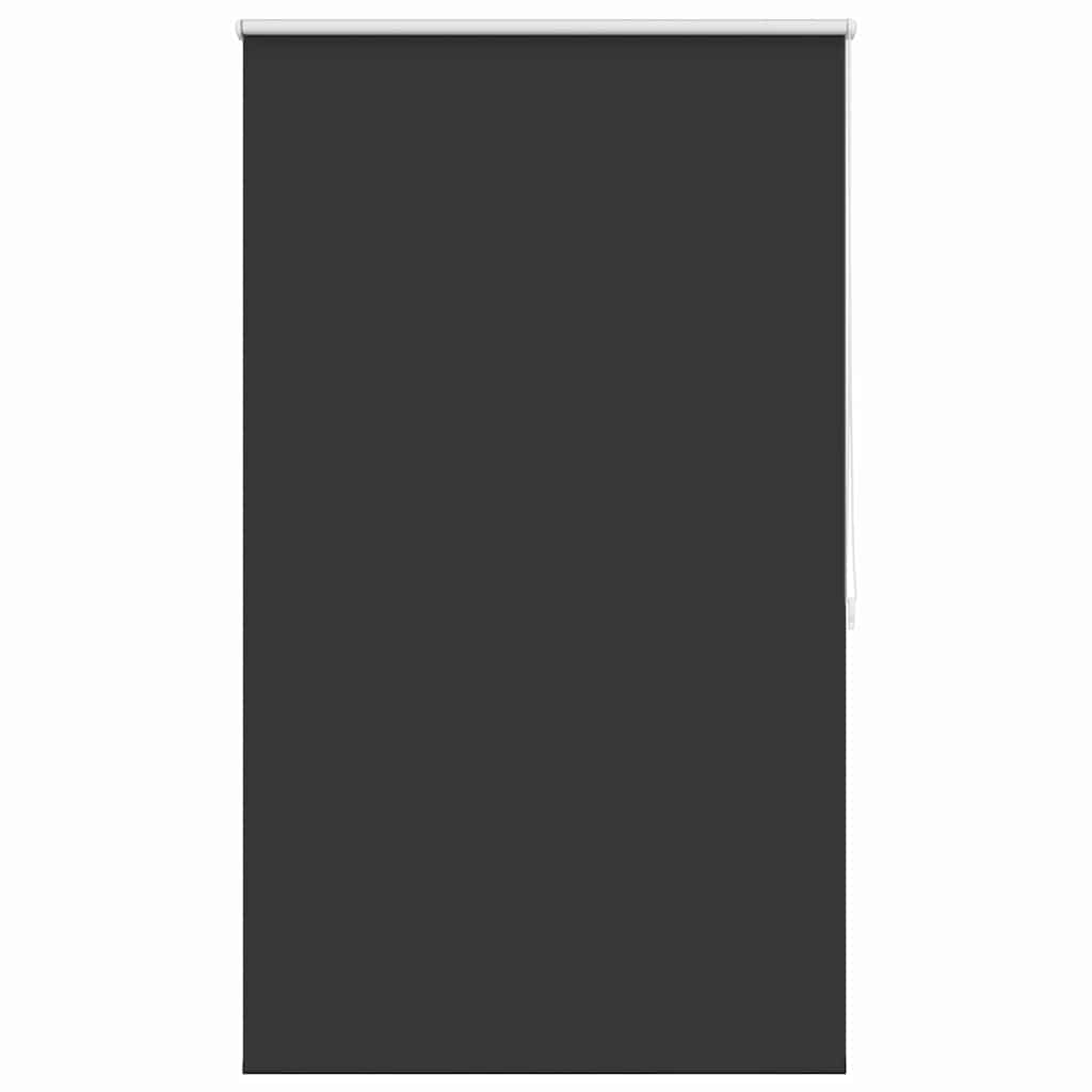 vidaXL Roller blind blackout 84,4x175 cm Fabric Width 80 cm black