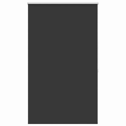 vidaXL Roller blind blackout 84,4x175 cm Fabric Width 80 cm black