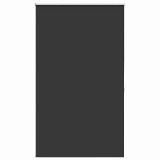 vidaXL Roller blind blackout 84,4x175 cm Fabric Width 80 cm black