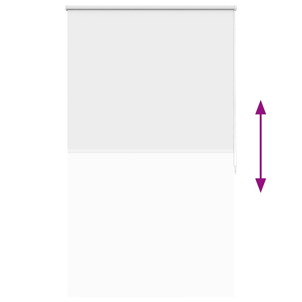 vidaXL Roller blind blackout 104.4x175 cm Fabric Width 100 cm white