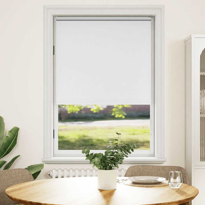 vidaXL Roller blind blackout 104.4x175 cm Fabric Width 100 cm white