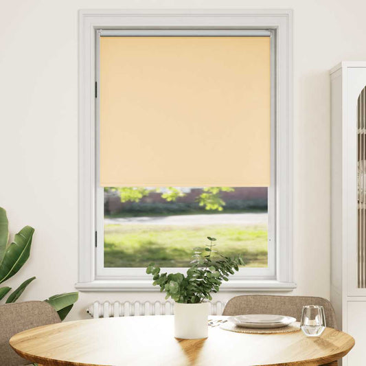 vidaXL Roller blind blackout 104,4x175 cm Fabric Width 100 cm beige
