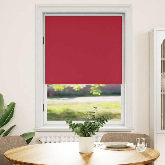 vidaXL Roller blind blackout 104.4x175 cm Fabric Width 100 cm red