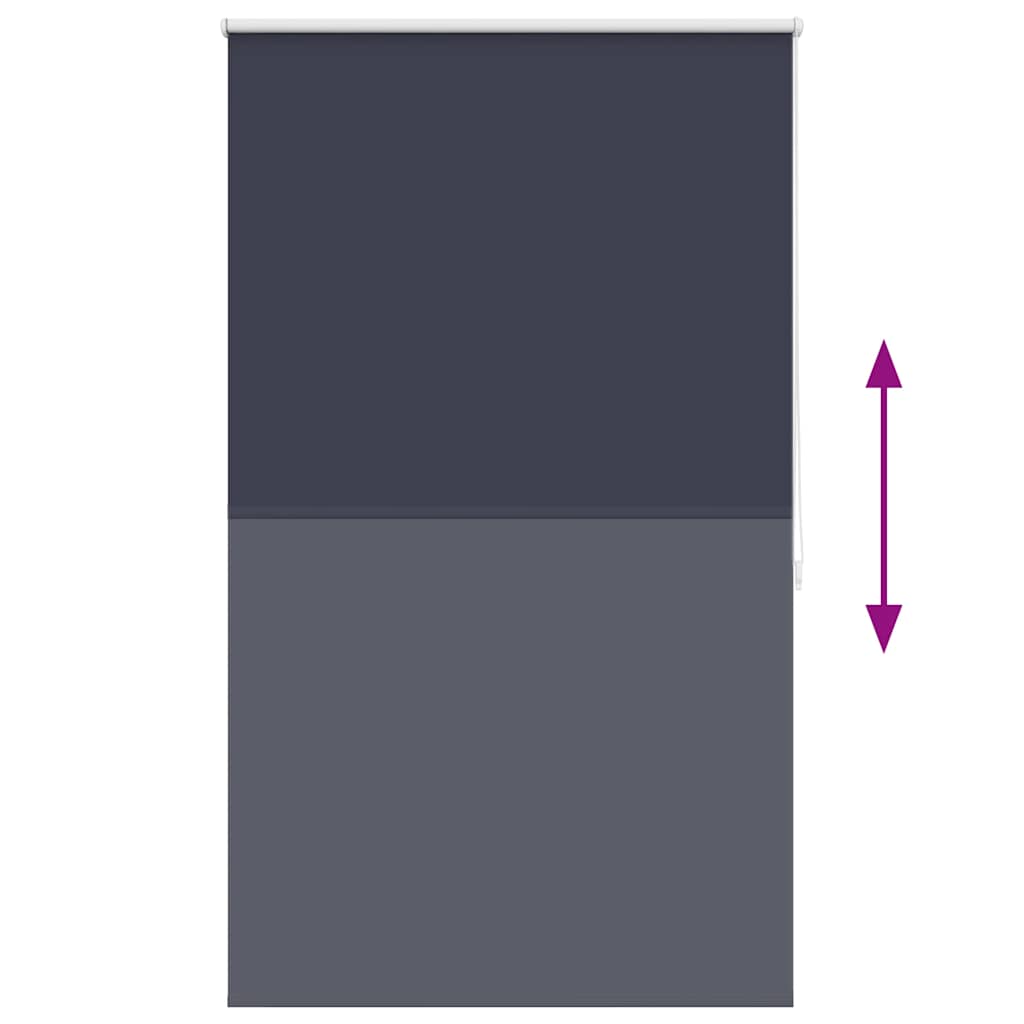 vidaXL Roller blind blackout 104.4x175 cm Fabric Width 100 cm marine