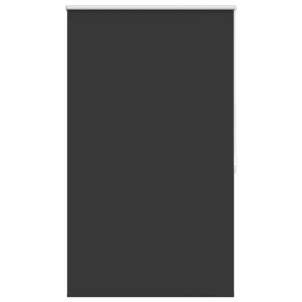 vidaXL Roller blind blackout 104,4x175 cm Fabric Width 100 cm black