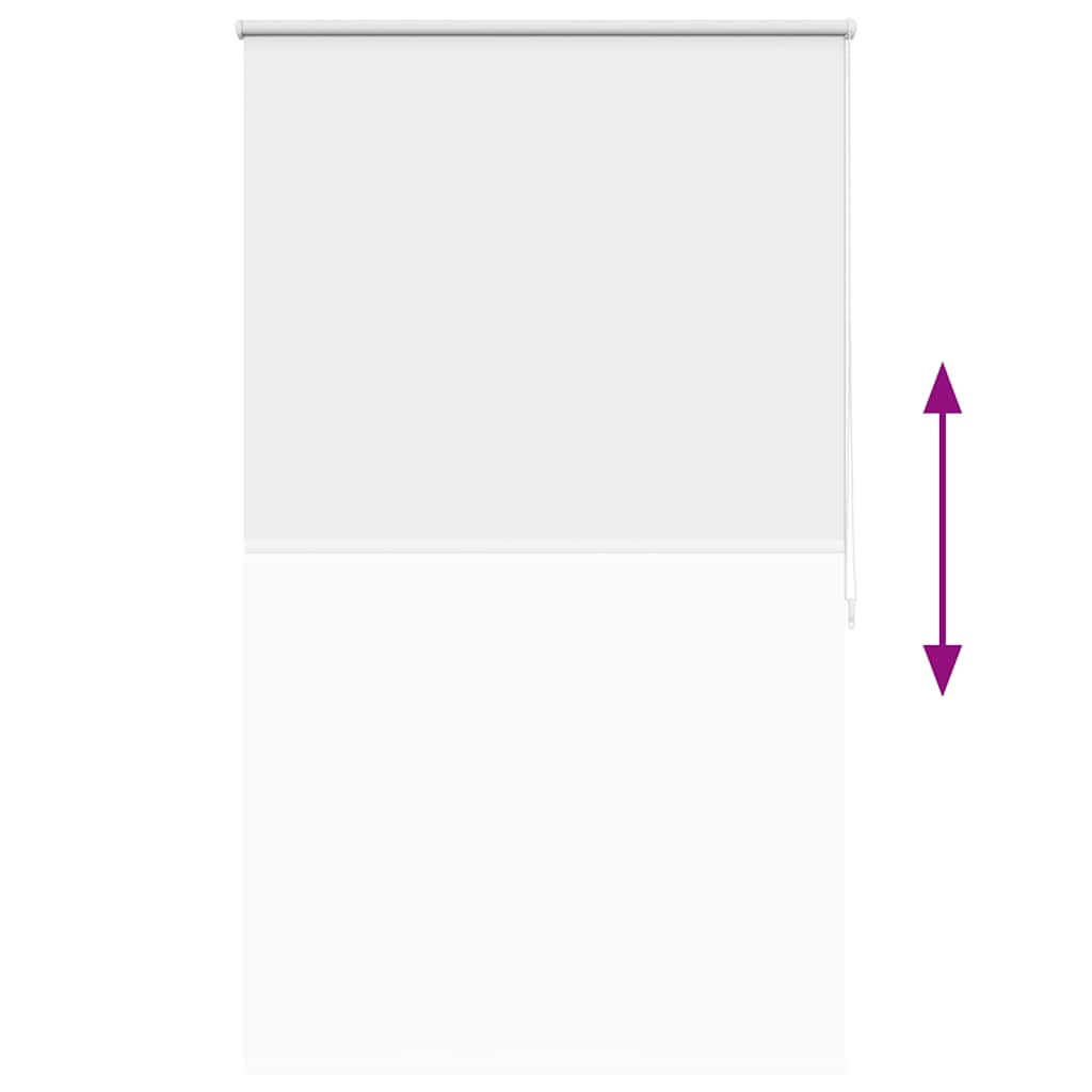vidaXL Roller blind blackout 124.4x175 cm Fabric Width 120 cm white