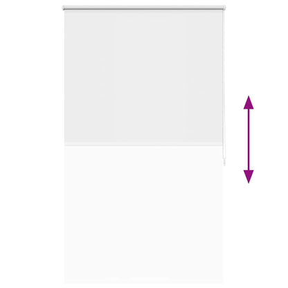 vidaXL Roller blind blackout 124.4x175 cm Fabric Width 120 cm white
