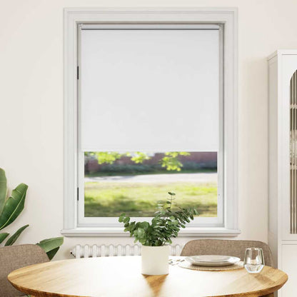 vidaXL Roller blind blackout 124,4x175 cm Fabric Width 120 cm white