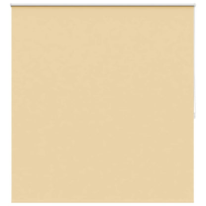 vidaXL Roller blind blackout 144,4x175 cm Fabric Width 140 cm beige