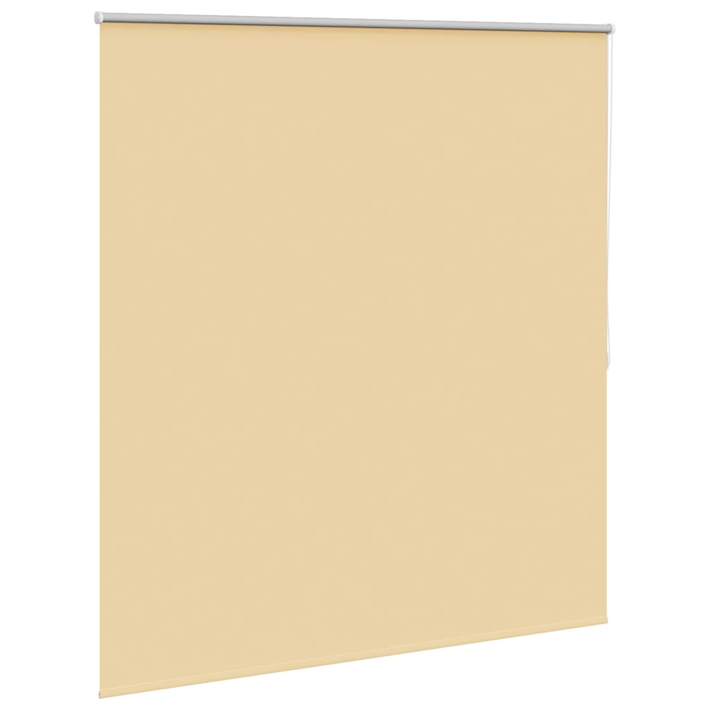 vidaXL Roller blind blackout 144,4x175 cm Fabric Width 140 cm beige