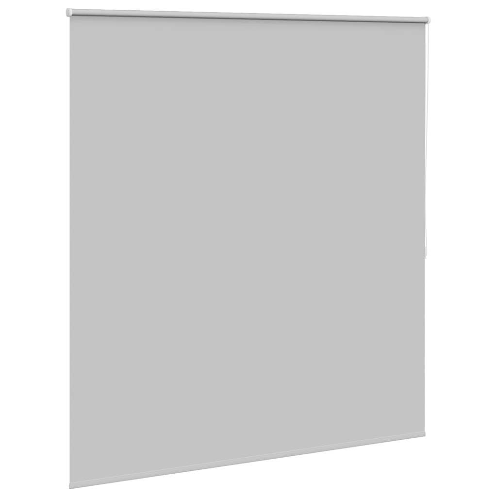 vidaXL Roller blind blackout 144,4x175 cm Fabric Width 140 cm grey