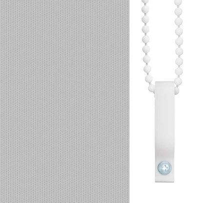 vidaXL Roller blind blackout 144.4x175 cm Fabric Width 140 cm grey