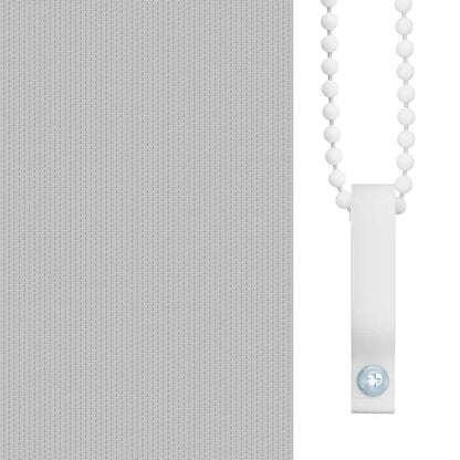 vidaXL Roller blind blackout 144,4x175 cm Fabric Width 140 cm grey