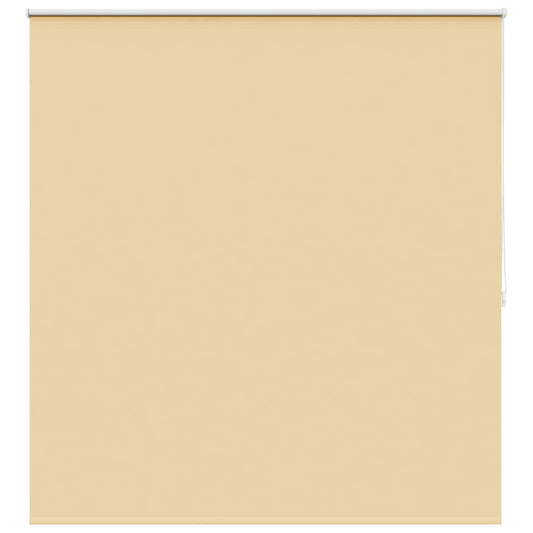 vidaXL Roller blind blackout 164,4x175 cm Fabric Width 160 cm beige