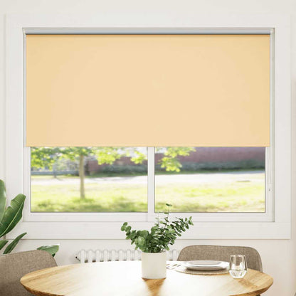 vidaXL Roller blind blackout 164,4x175 cm Fabric Width 160 cm beige
