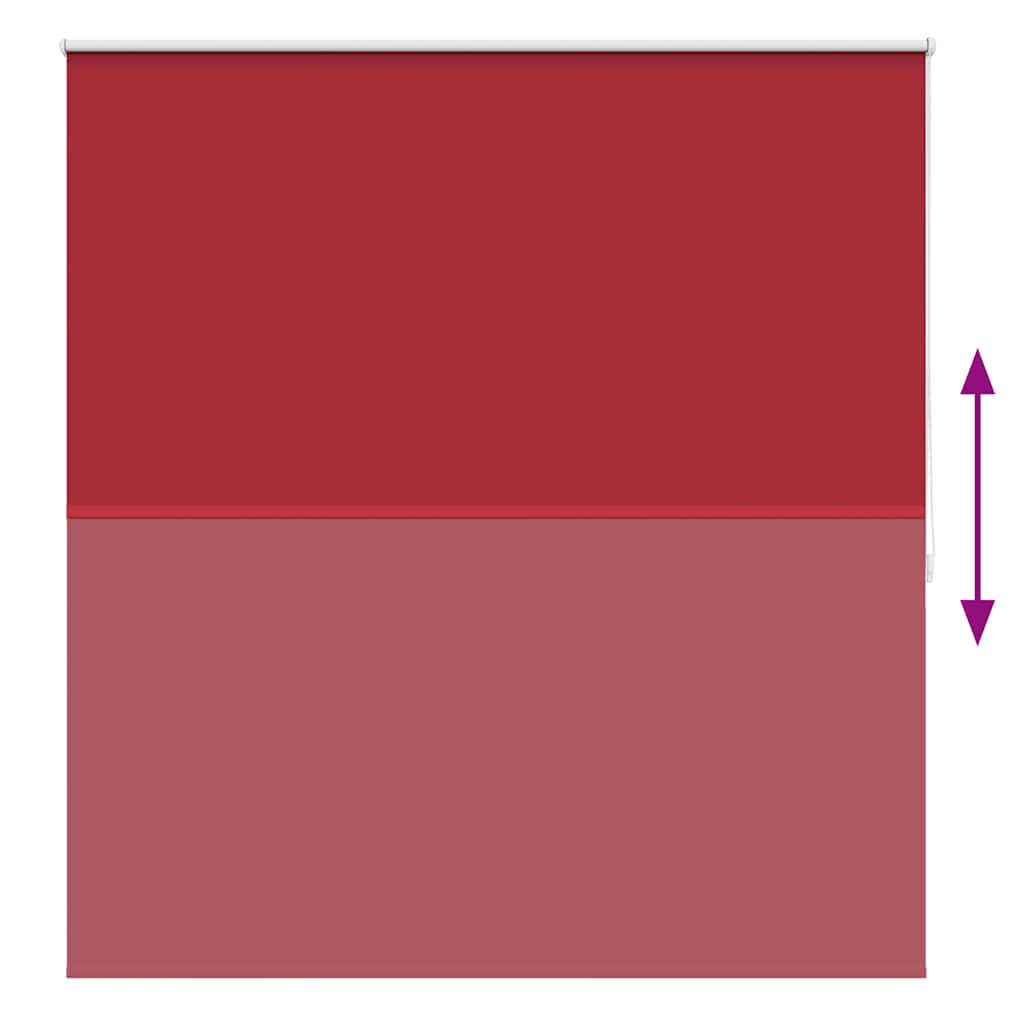 vidaXL Roller blind blackout 164.4x175 cm Fabric Width 160 cm red
