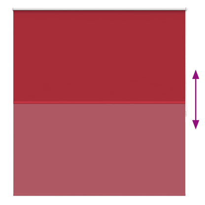 vidaXL Roller blind blackout 164.4x175 cm Fabric Width 160 cm red