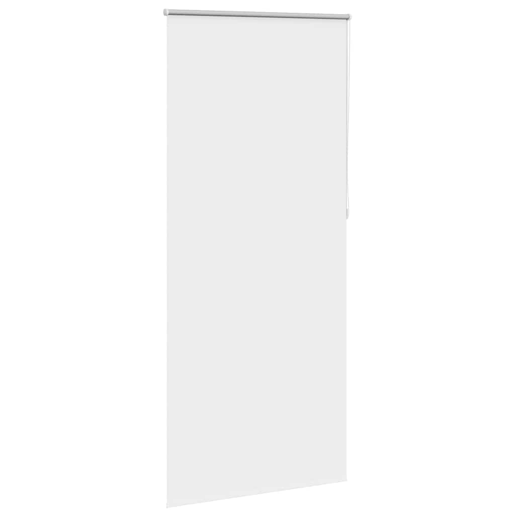 vidaXL Roller blind blackout 84,4x230 cm Fabric Width 80 cm white