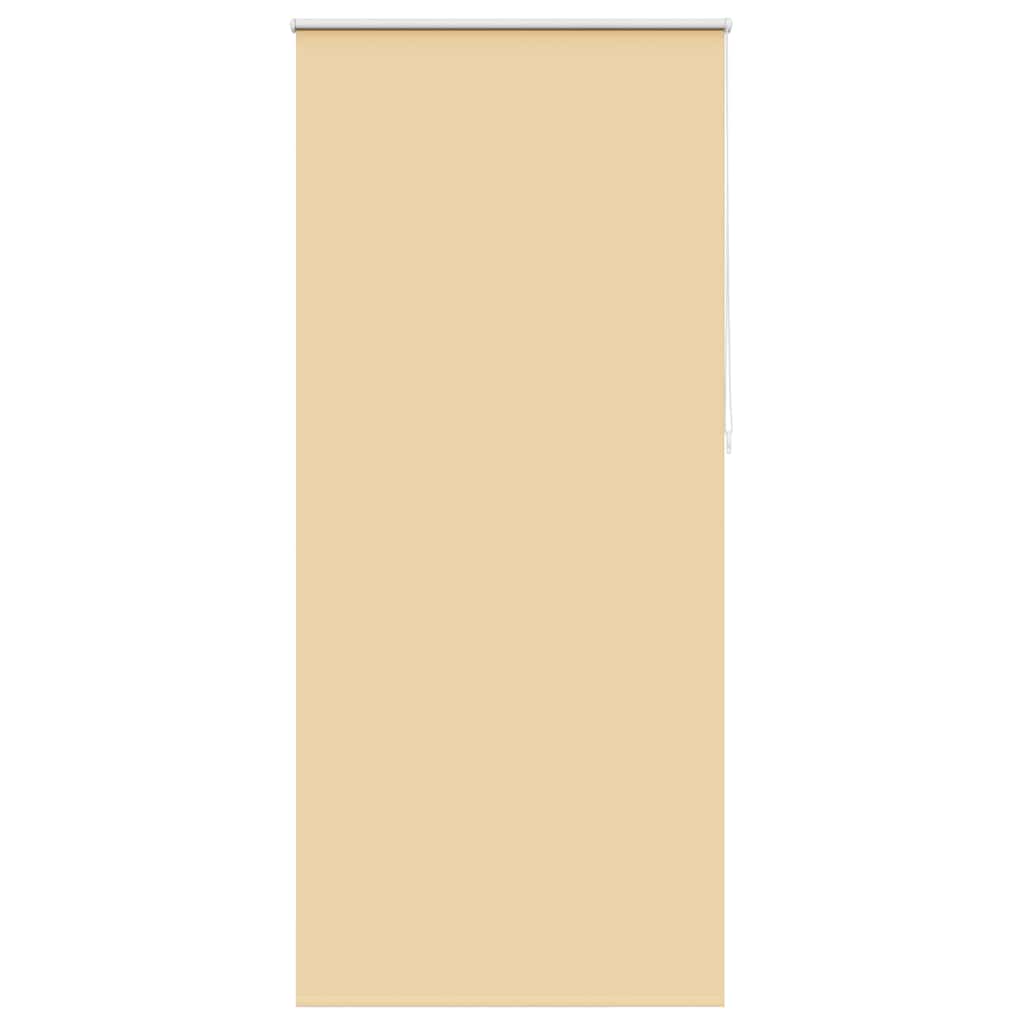 vidaXL Roller blind blackout 84.4x230 cm Fabric Width 80 cm beige