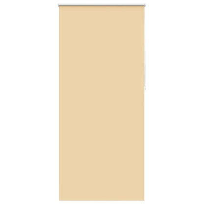 vidaXL Roller blind blackout 84.4x230 cm Fabric Width 80 cm beige