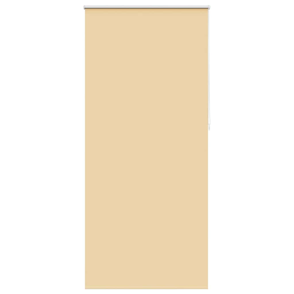 vidaXL Roller blind blackout 84,4x230 cm Fabric Width 80 cm beige