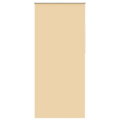 vidaXL Roller blind blackout 84,4x230 cm Fabric Width 80 cm beige