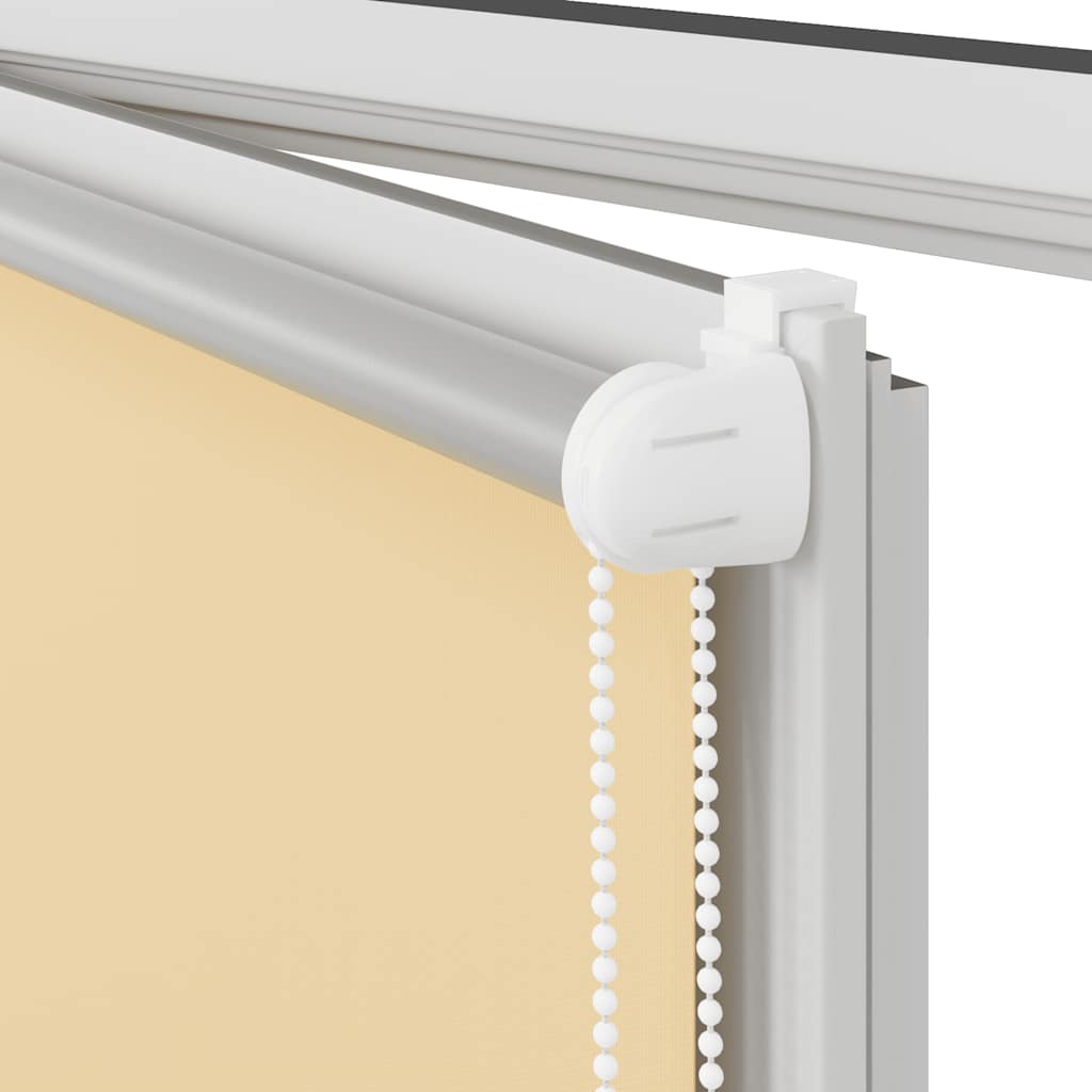 vidaXL Roller blind blackout 84,4x230 cm Fabric Width 80 cm beige