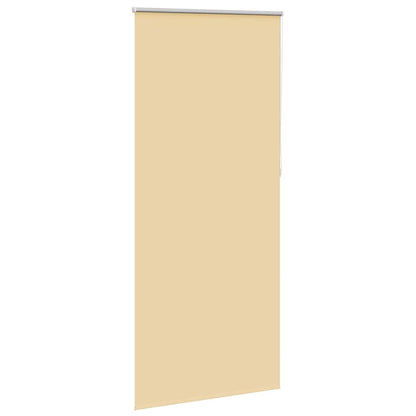 vidaXL Roller blind blackout 84,4x230 cm Fabric Width 80 cm beige
